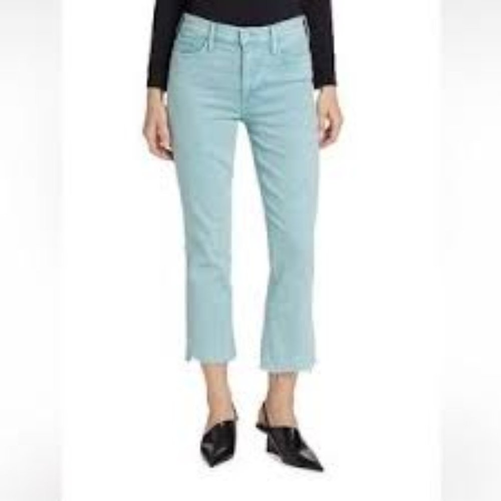 MOTHER The Insider Crop Step Fray Jeans | Come Out & Play | Aquatic | VGUC | 27